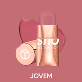 Batom Matte Lipstick 3 em 1 - Boca, Sombra e Blush