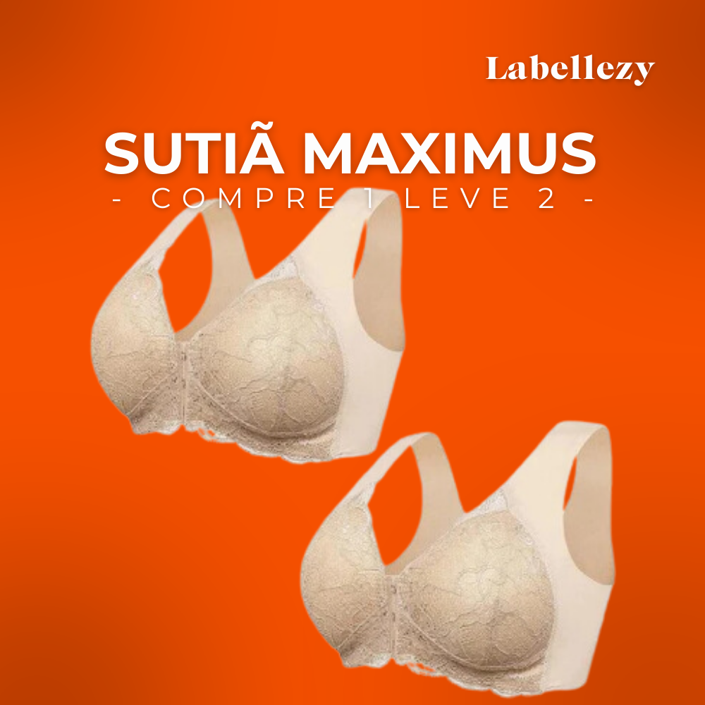 Sutiã Maximus com Renda Compre 1 Leve 2