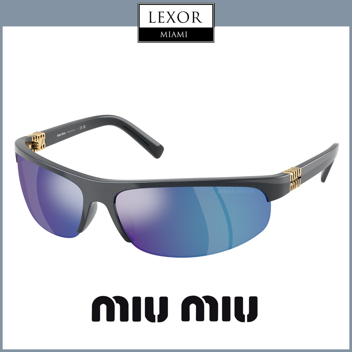 MIU MIU Sunglasses 0MU A02S 19Y10K70 Upc: 8056262316825