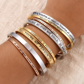 Bracelete Personalizável com Nomes/Textos