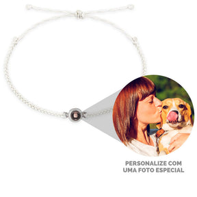 Pulseira Amor Eterno Personalizável Com Foto