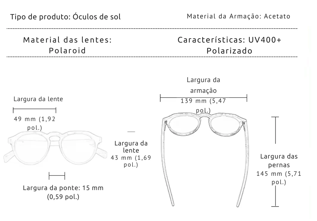 ÓCULOS BELLISOL POLARIZADO